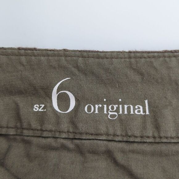 Ann Taylor LOFT Dark Forest Green Lace Floral Shorts 6 Original - Picture 10 of 10